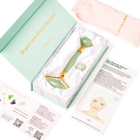 Jade Face Roller - Anti-Ageing Facial Massage Tool