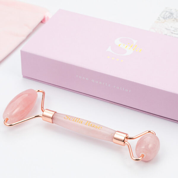 Rose Quartz Face Roller - Anti-Ageing Facial Massage Tool